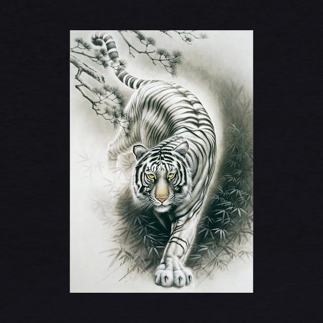 White tiger by USconceptTshirts